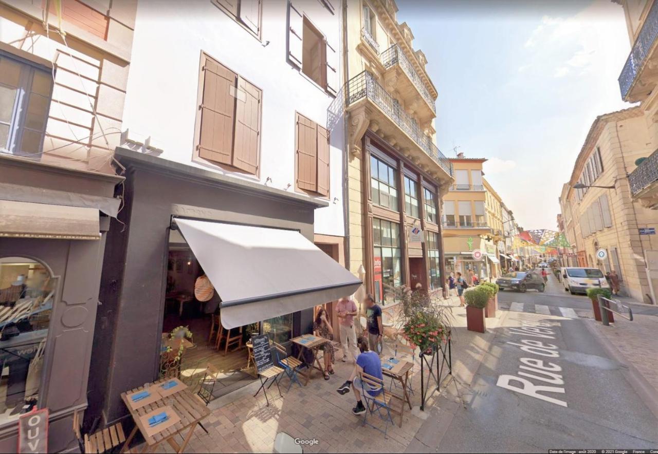 Charmant T2 En Coeur De Ville - 2 Lits + Lit Bebe - Wifi - Imprimante 卡尔卡松 外观 照片